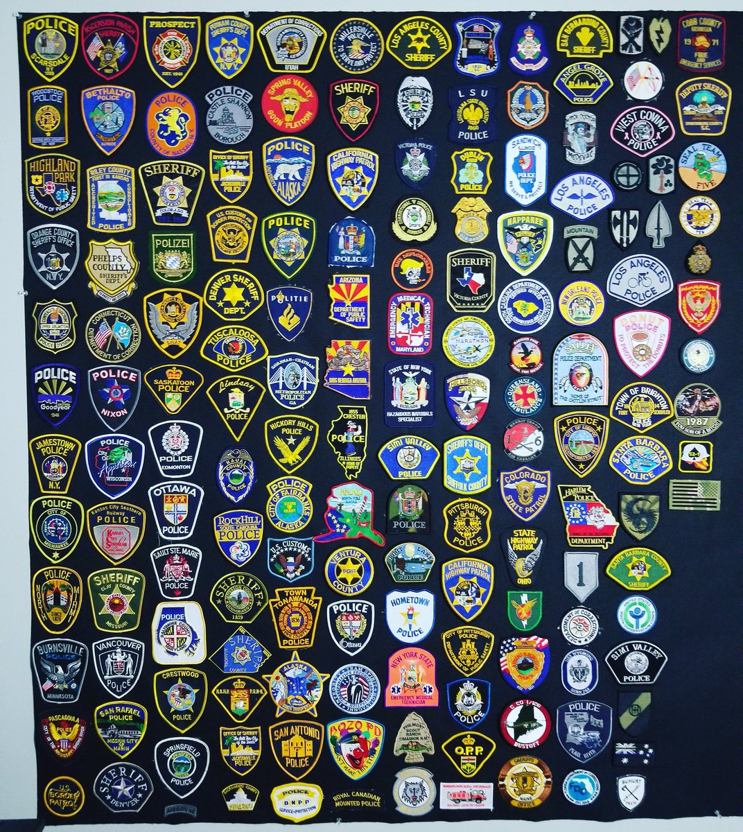 Donut Operator 🍩 on X: Patch Wall is looking good! Thanks to everyone who  has contributed! My p.o. box for all patches: 3300 N. Main St. D PMB 282  Anderson, SC 29621