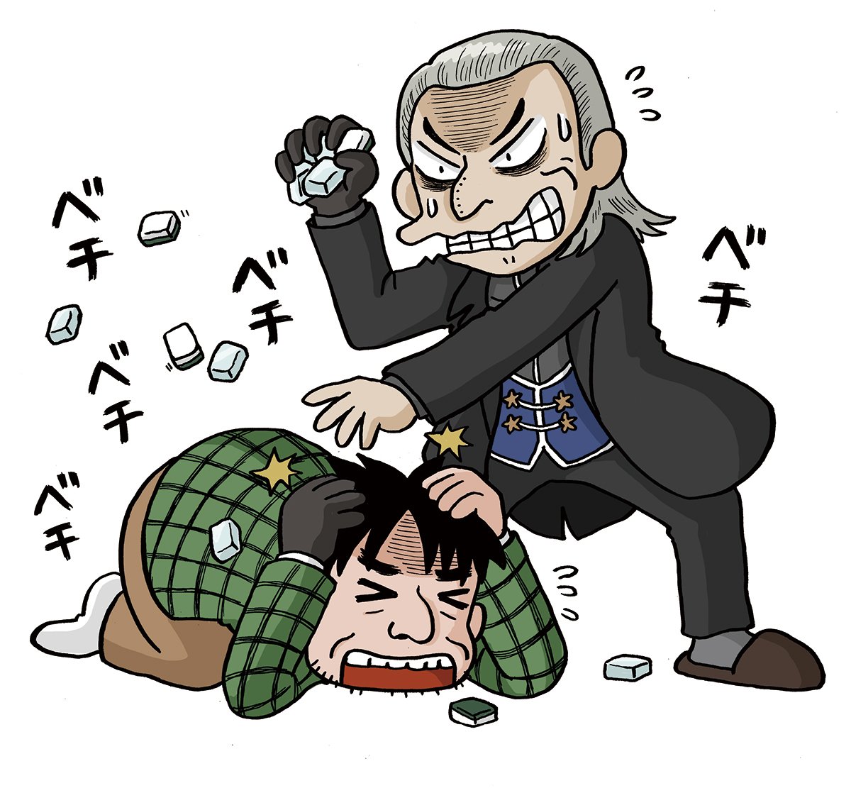 アカギトリビュートイラスト第214弾！　　小坂俊史先生の作品です！
ざわ・・・ざわ・・・・
#アカギ　#アカギ完結　#アカギトリビュートフェスティバル　#小坂俊史