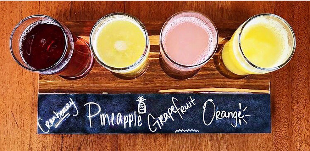 The perfect patio flight for the perfect patio weather. #whiskeycakeokc #wcbrunch #wcokc #mimosaflight