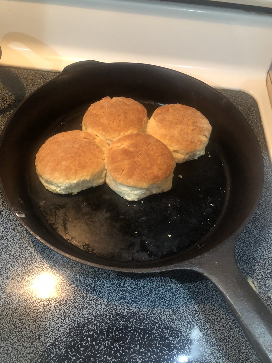 tommymac's tweet photo. @BraveTart I made your buttermilk biscuits recipe from your book. I think I needed to use a “real” biscuit cutter to get  a better rise. 😂 https://t.co/RQvbgmeARt