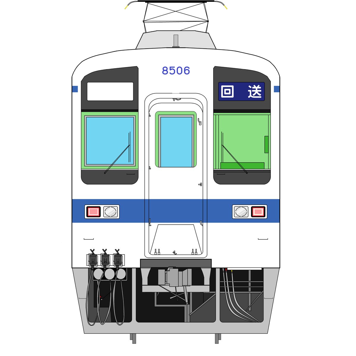 投稿した鉄道イラストなどの置き場