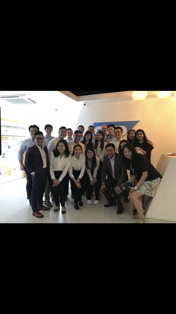 EdlerP's tweet photo. Pioneering the  SAP Jumpstart program in SouthEast Asia.  Amazing talents! Excited to see their journey in SAP! https://t.co/R7m6BL8E7w