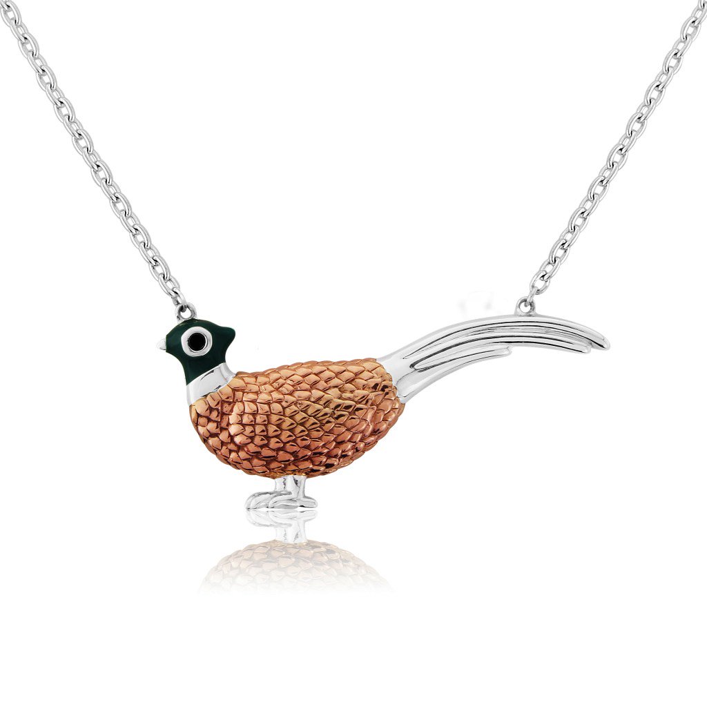 Celebrate the rhythms of country life with this pheasant necklace from La Di Da Interiors thefirstchukka.com/2018/07/08/bir…