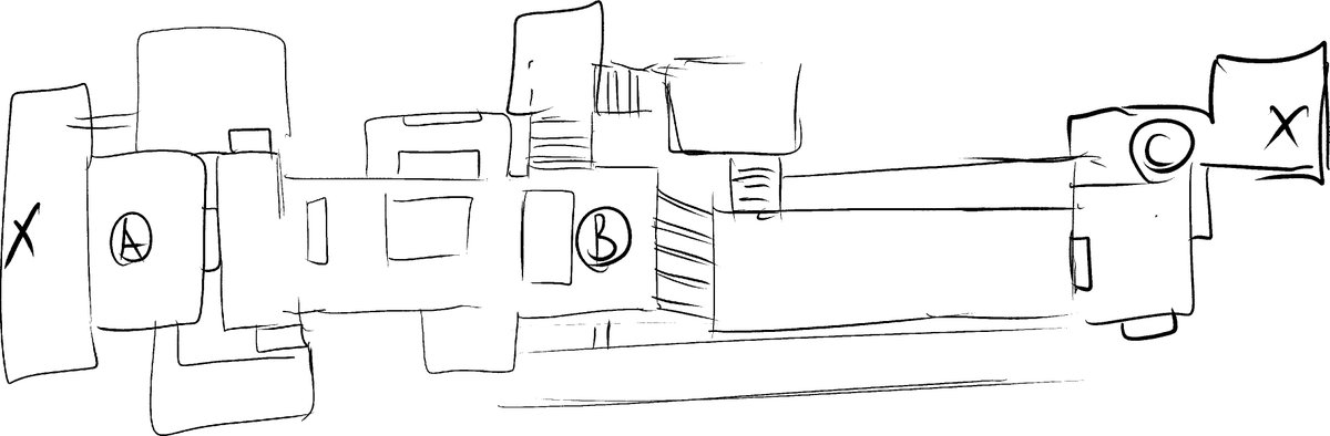 #FPSゲームのマップをうろ覚えで描く 