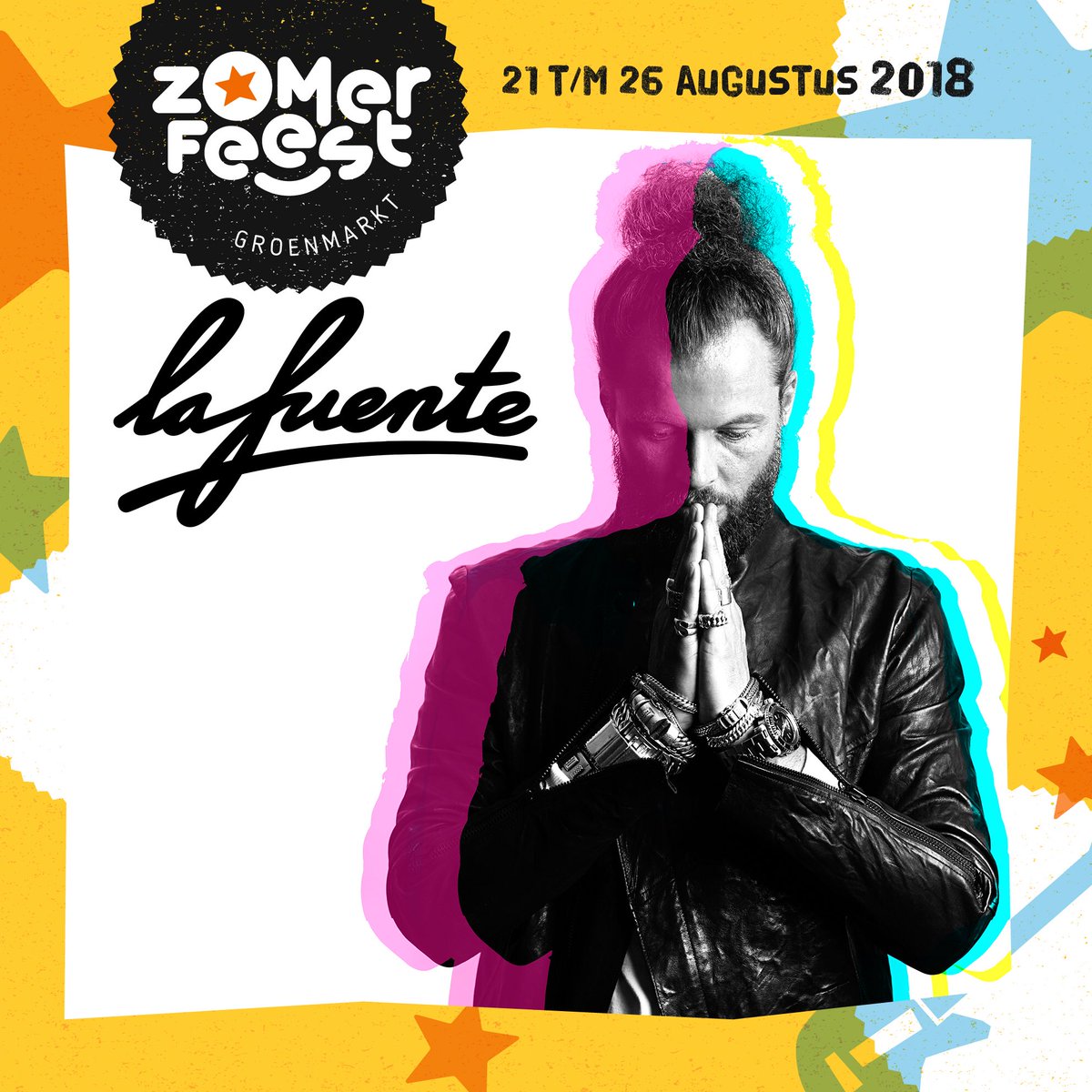 Zomerfeest Gorinchem, Groenmarkt
Vrijdag 24 augustus 2018

La Fuente / Tim van Werd / Freddy Moreira /  Tim le Saule