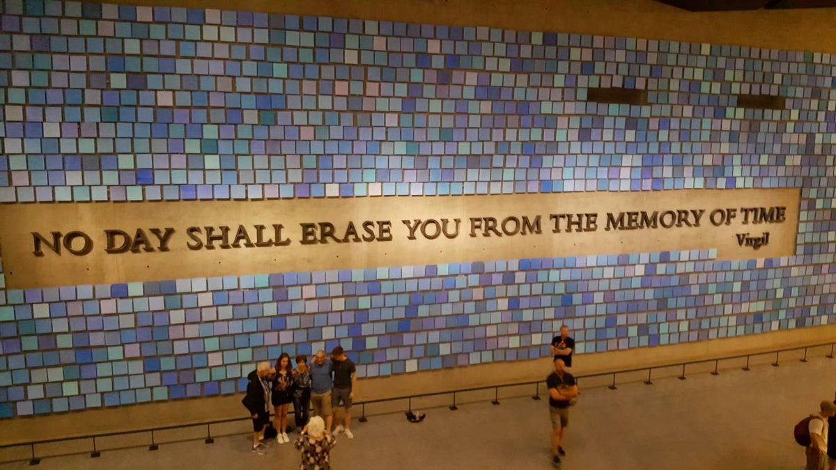 It was a day of history and remembrance yesterday with visits to Ellis Island and the 9/11 memorial