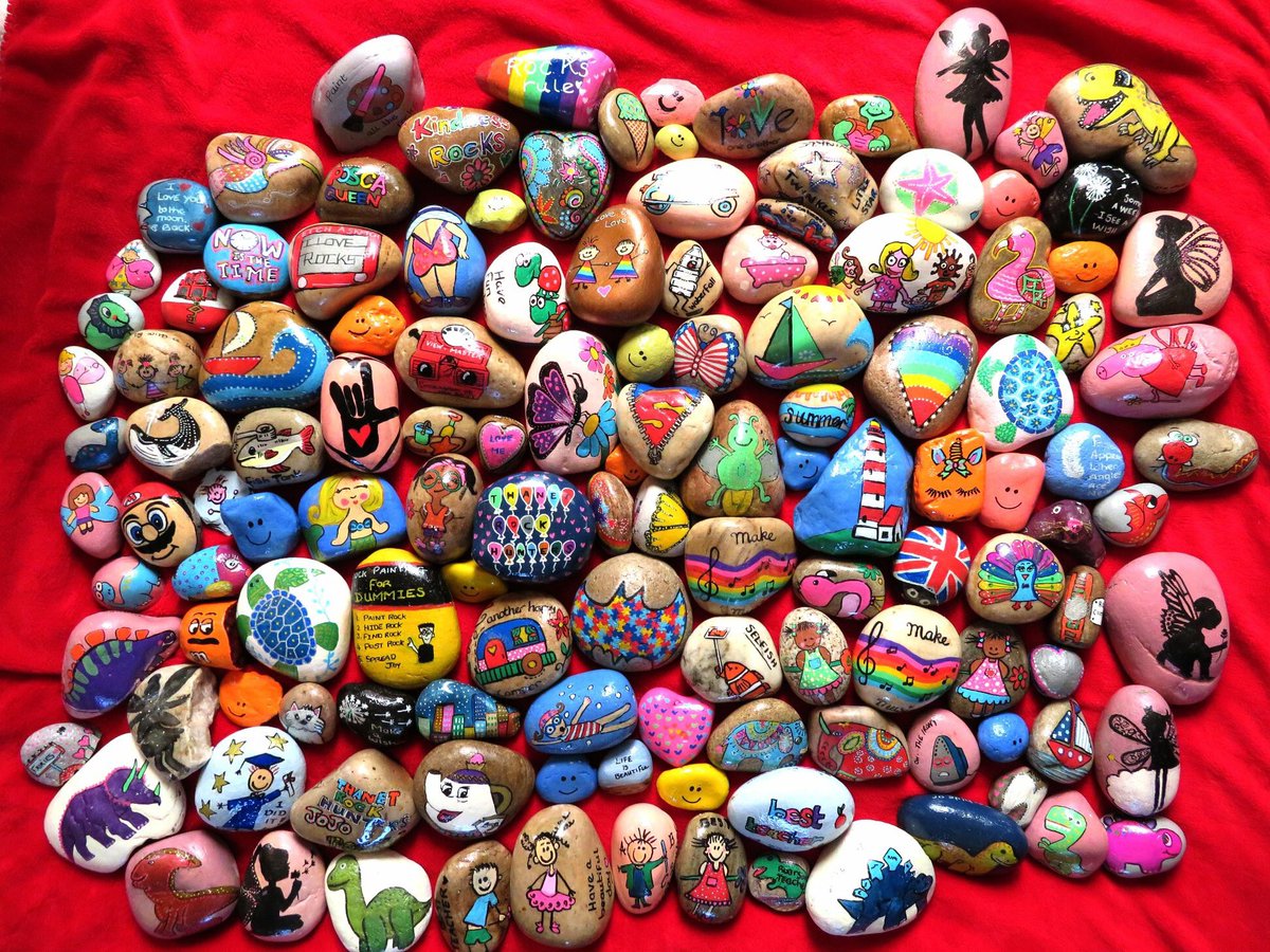 Thanetrockhunt's tweet photo. #rockaddict #rockpainting #kindnessrocks look out  #thanet these are going to be hidden this week x https://t.co/WOWmhaQkiJ