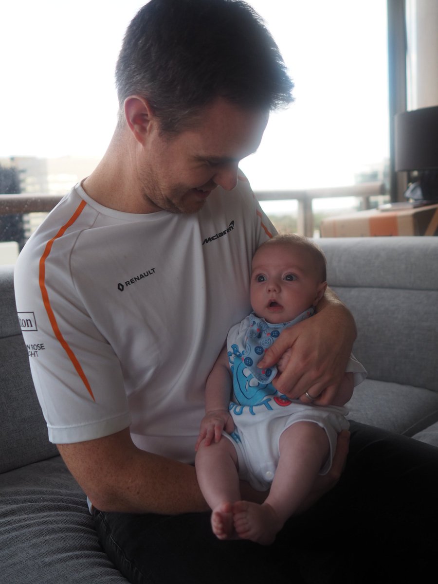 AJDinan's tweet photo. Introducing my daughter to the best team in F1. We are proud supporter of @McLarenF1 #FansLikeNoOther https://t.co/2wXLdkq8kl