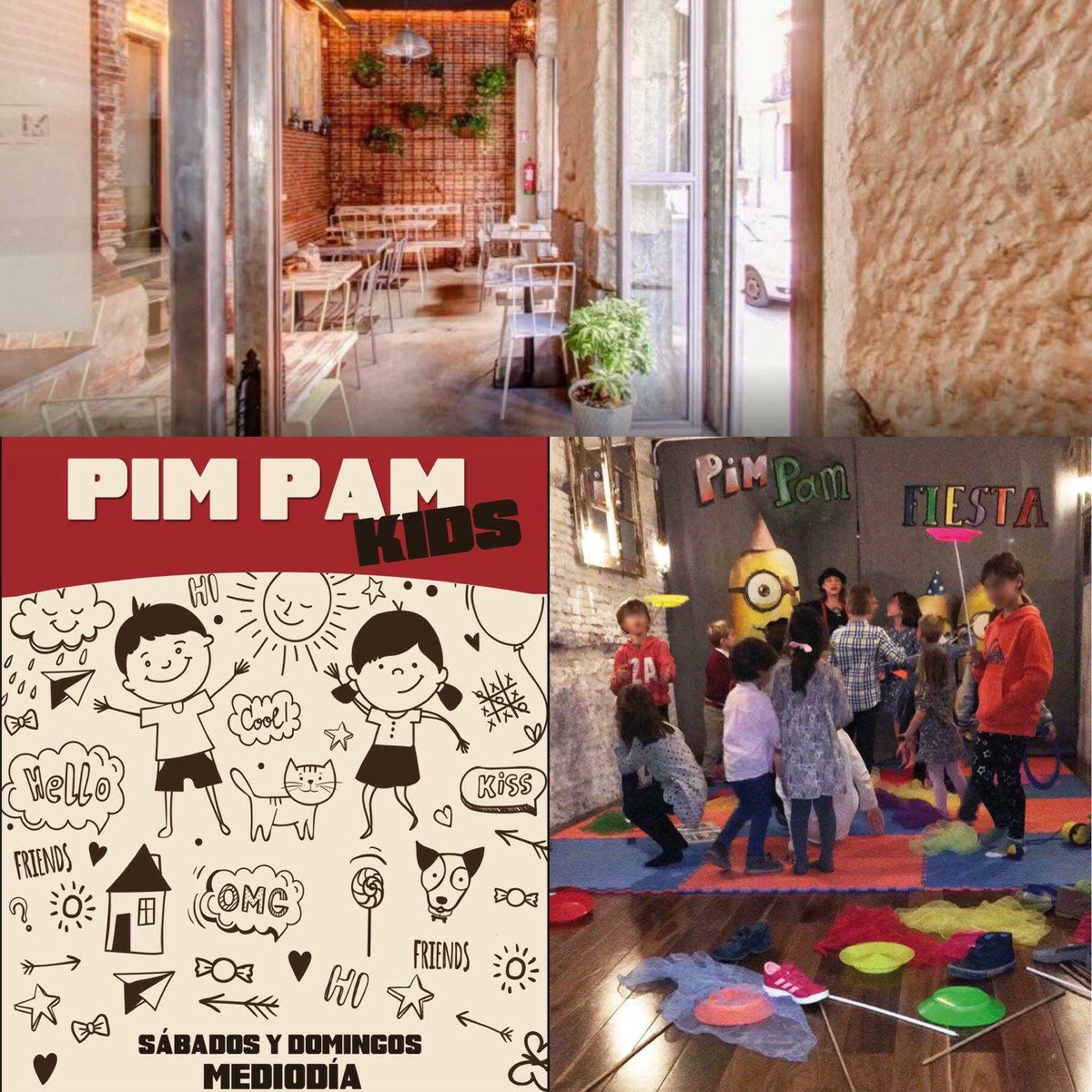 pimpammadrid's tweet photo. #domingo de #PIMPAMkids en #PIMPAMMadrid!!!
#restaurante #restaurant #restaurantMadrid #kids #niños #salirconniños #niñosMadrid #planconniños #madridconniños #sandoval15 #chamberi #malasaña #madridmola #terraza #vacaciones #verano #veranomadrid #terrazaMadrid https://t.co/SSMdZe8xl0