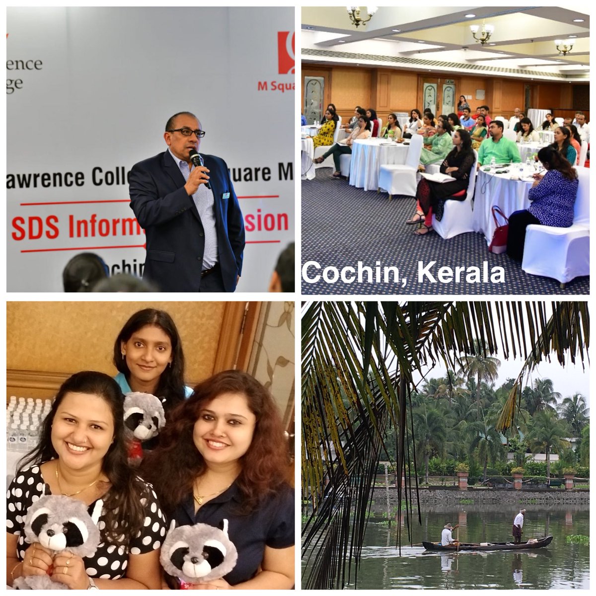 SLCintl's tweet photo. Successful completion of our SLC Fall 2018 Pre-departure Sessions and Agent SDS Information Sessions in #Cochin, #Kerala,  #India.  Great to also meet with our #SLCIndia and #SLCAfrica team members.  Thank you for all your hard work on behalf of SLC.  #SLCLarryWorld #SouthIndia https://t.co/1jHfynsrjq