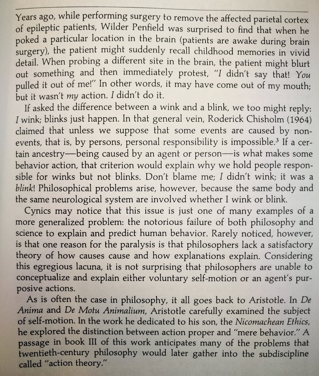 How the Modern Understanding of Cause Came to Be“... philosophers are unable to conceptualize and explain either voluntary self-motion or an agent's purposive actions. As is often the case in philosophy, it all goes back to Aristotle.”  #Juarrero