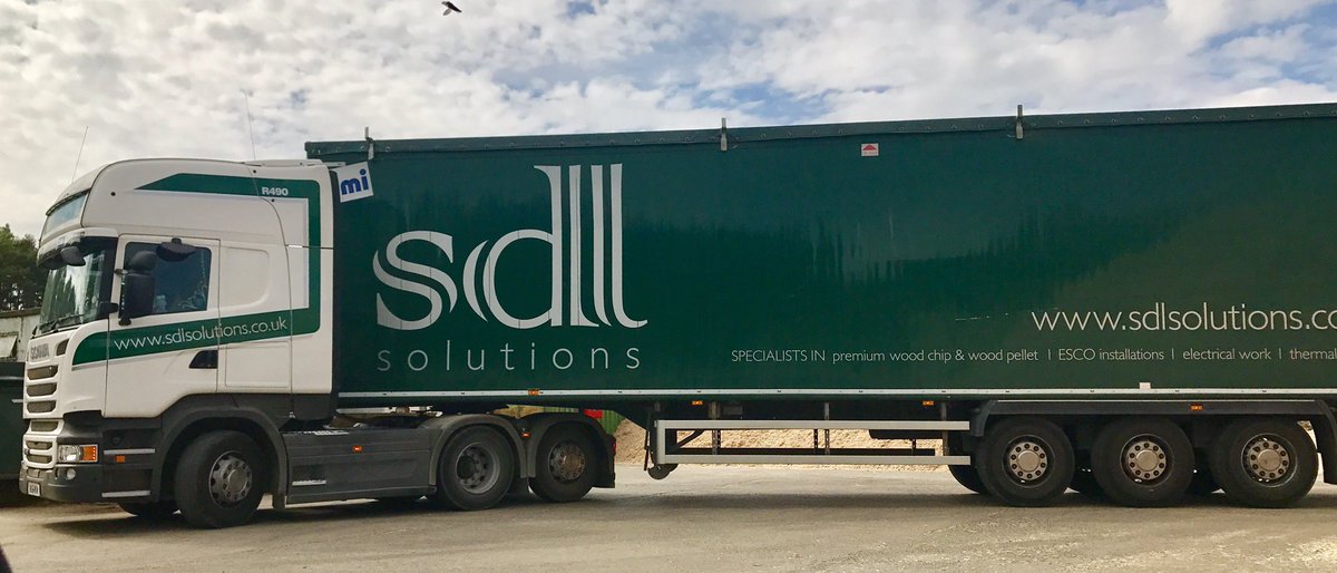 sdl_solutions's tweet photo. We hope you are all enjoying this lovely weather. We are still chipping away and the fleet is out. #greenenergy #energy #greenfriendly ##chips #lorry #woodchips #biomass #bestofbritish #fleet #sdl #sdlsolutions https://t.co/YiiyTIZjDS