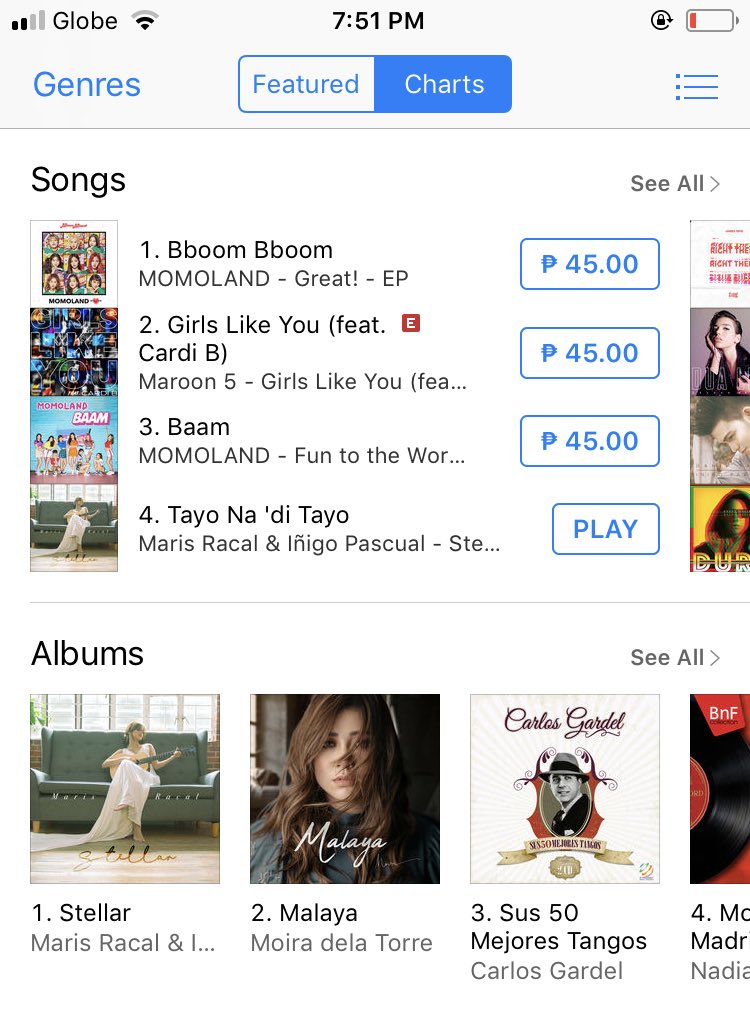 attagirlKEM's tweet photo. Up up up!!! Lapit na mag #1 at parehong version ang nasa chart!!!! Good job MARNIGOs 🤗💙

@MissMarisRacal @ImPascualInigo @roxsantos @StarMusicPH 
#MARNIGOTayoNaDiTayo https://t.co/eUNnhCfIR1