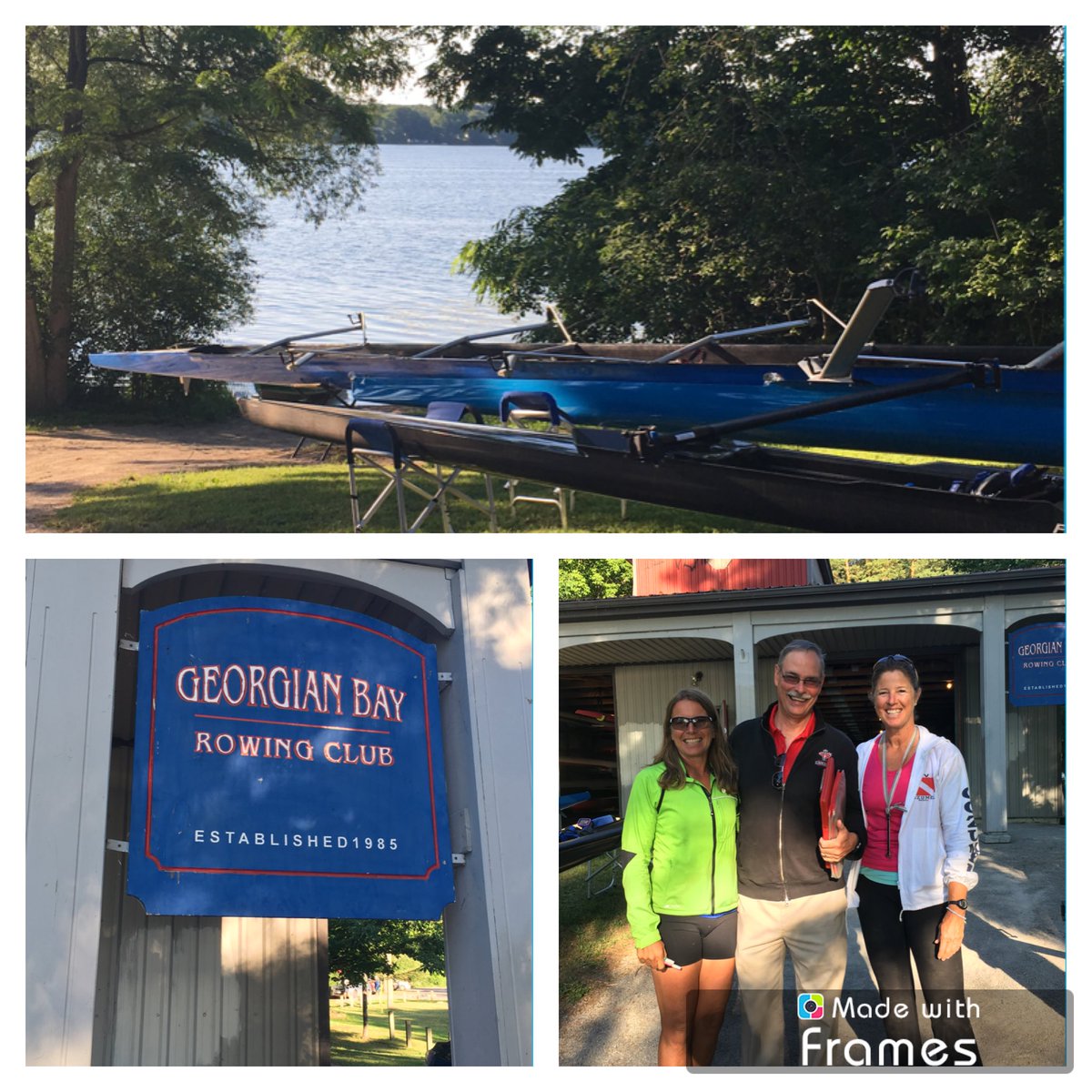 purcer's tweet photo. .@purcerverance @rowingcanada @GBRC_Crew @coachpurcer Beautiful day for a Purcerverance workshop with Masters Rowers on Little Lake in Midland! #gorowing https://t.co/mjfcOr0y0Q