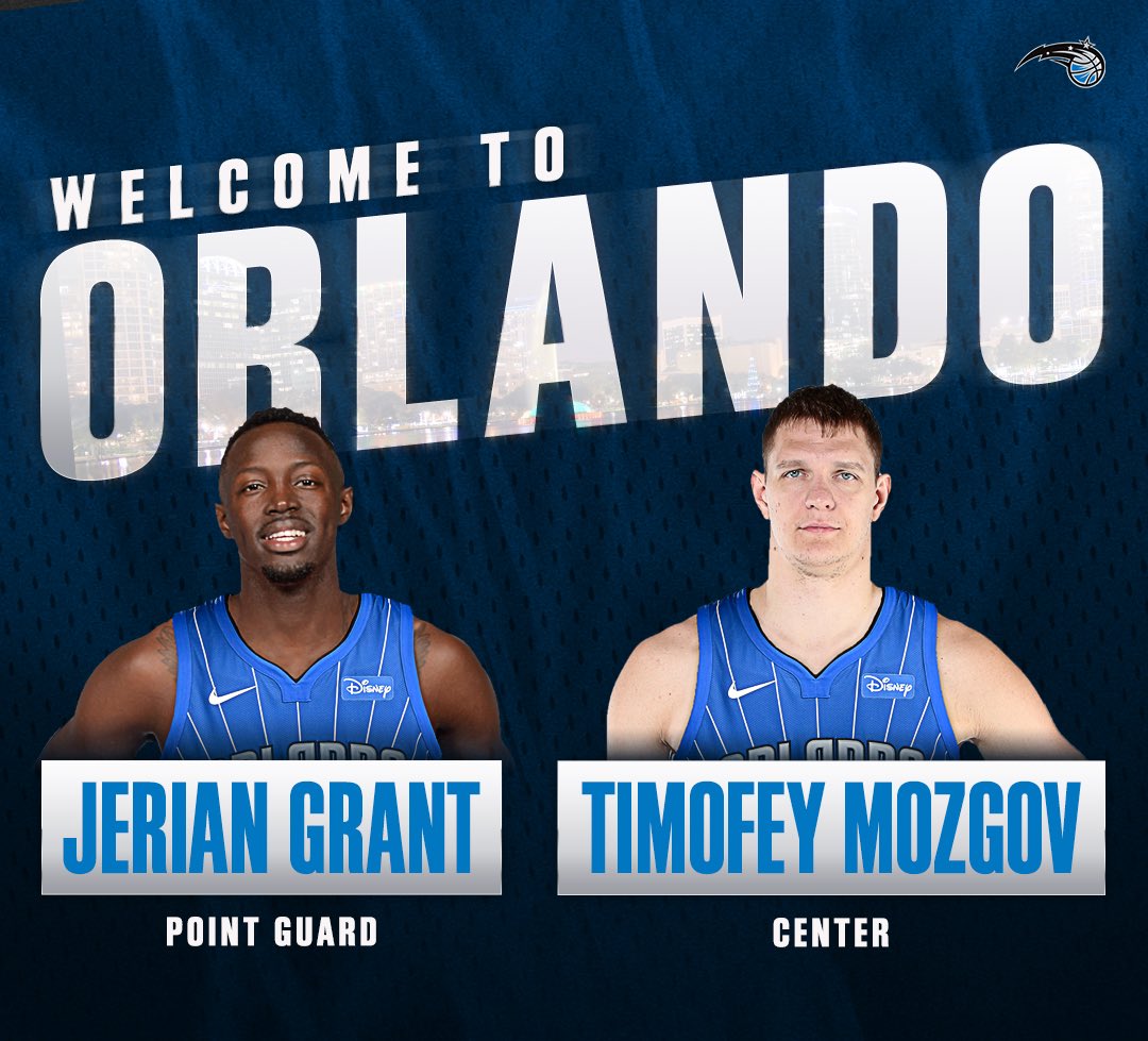 OrlandoMagic's tweet image. Welcome to Orlando, @JerianGrant and Timofey! ✈️