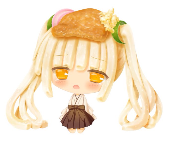 昨日描いてたうどんちゃん(きつねうどん)の絵です🍥🍜🍤🍚🌾
いつ頒布できるか未定ですが、トリニティさんにお願いしたのでアクリルスタンドキーホルダーになると思います! 