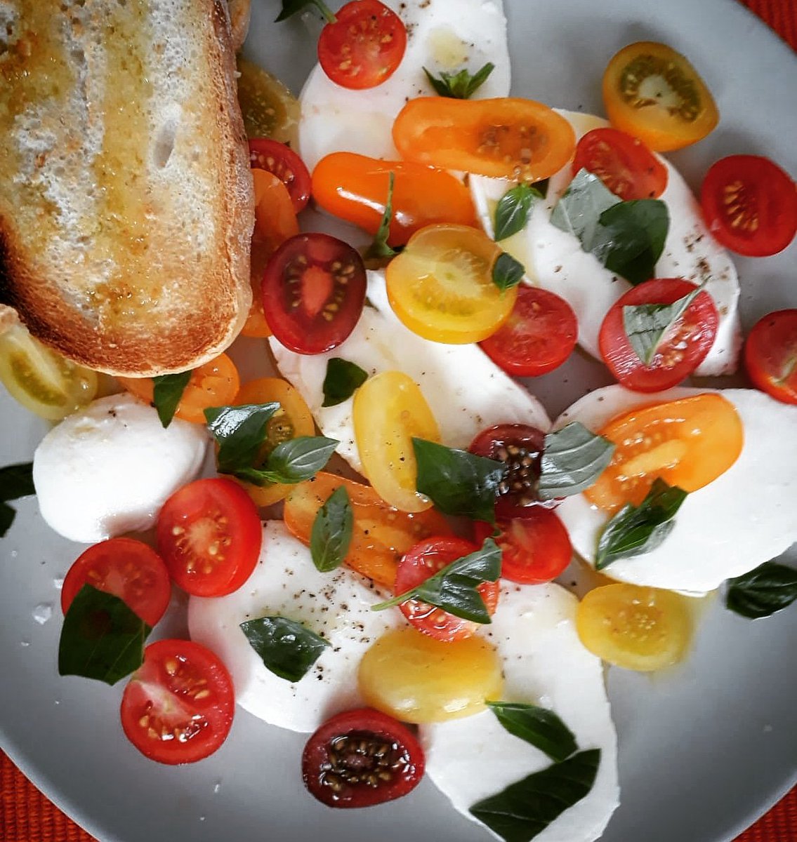 Fresh salad! Simple #freshingredients! The joy of #summer #eating! #cheflife #foodporn