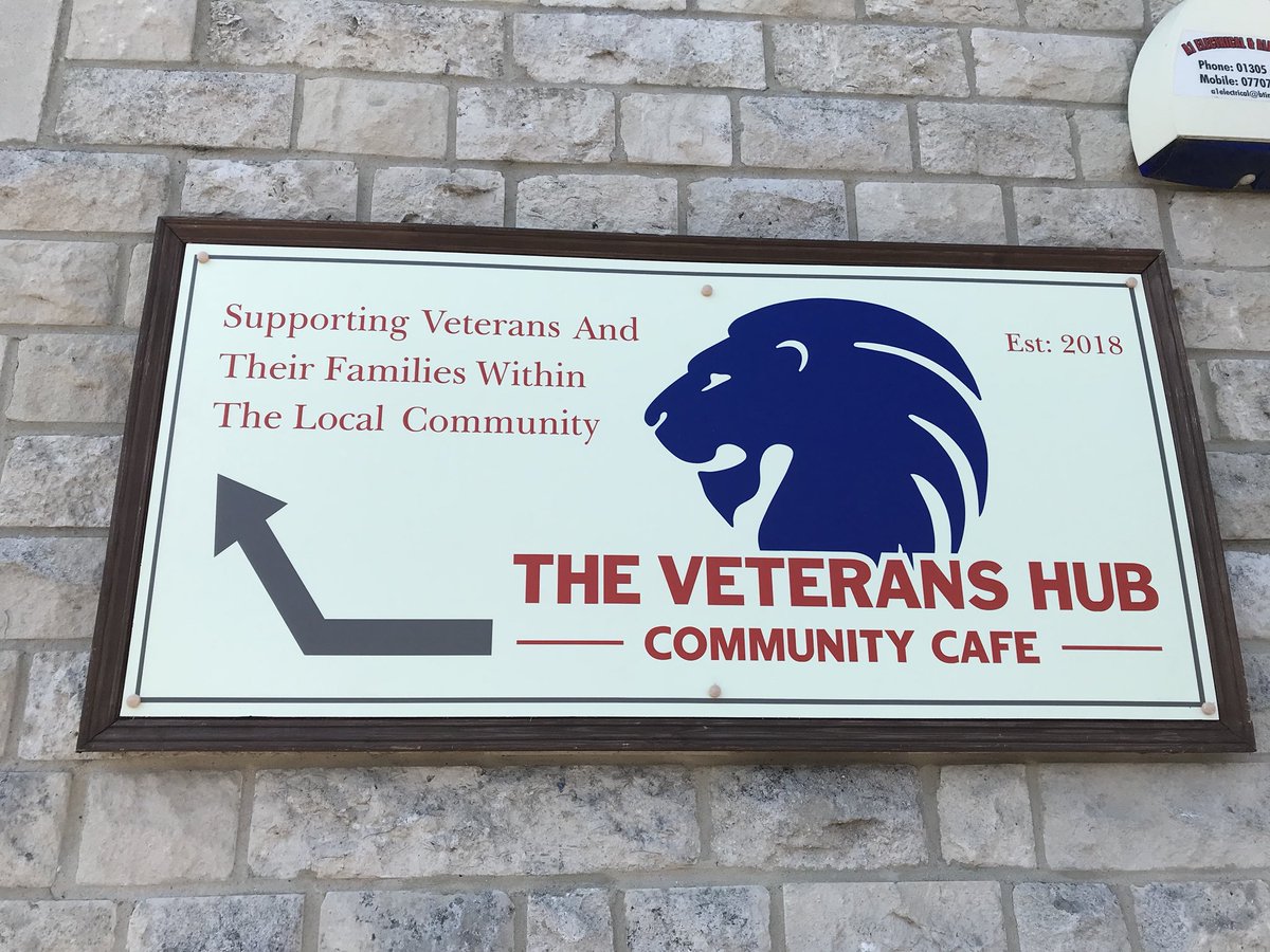 At Veterans Hub Weymouth for the Grand Opening.
Amazing turn out from the community to support an outstanding initiative that is really helping Veterans in the Weymouth area. 

If you are ever down this way, please call in and see the team. 

🇬🇧💪