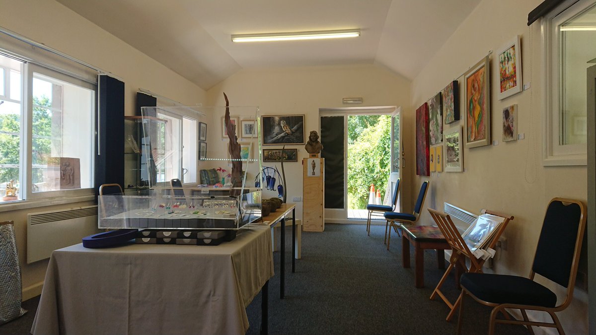ACCOX_artist's tweet photo. Look at all this lovely work! #faropen #ForestOfDean #art #deanheritagecentre https://t.co/N7ApC2XinC