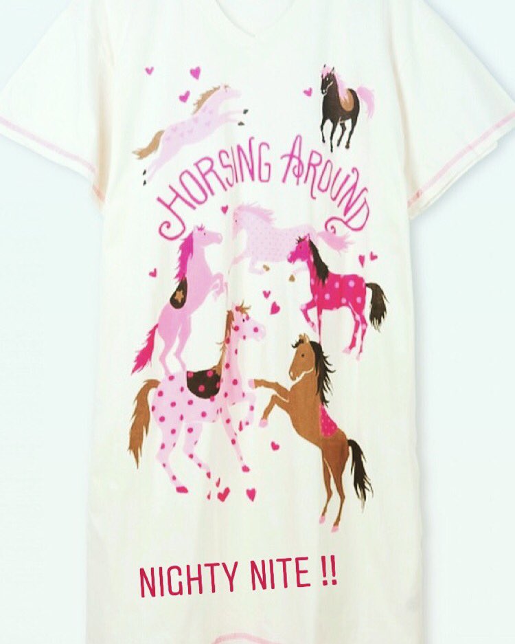 BitKeepers's tweet image. Sleepover at the Horse Show Hotel? 100% cotton sleep shirt so cute at Bitkeepers.net and only $29! #horse #horseshow #EquestriaGirls