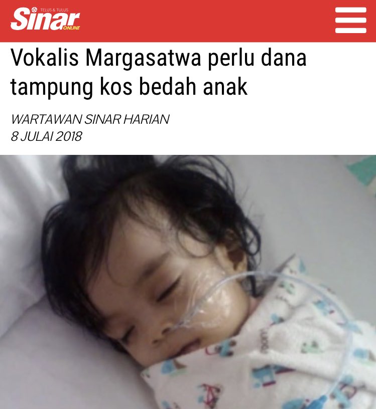 Geng! Our friend Kima dari <a href="/Mrgstwa/">Margasatwa</a> needs your help. Sumbangan ikhlas boleh disalurkan ke akaun Cimb 7049493386 MOHD AKMAL HAKIM BIN MOKHTAR. 

Also, jom kita doakan baby Puspa supaya cepat sembuh 🙏🏻