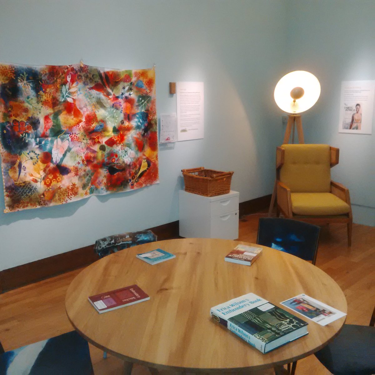 Get creative this summer in our cool air conditioned #MakeSpace furnished by <a href="/BristolChairs/">Bristol Upholstery</a> <a href="/konkfurniture/">KONK furniture</a> <a href="/Archer_and_Co/">Archer + Co</a> with stitching activity by <a href="/thepapervillage/">Crafting The City</a> Everything from ceramics to millinery over the summer, full programme at bristolmuseums.org.uk/bristol-museum… ^km