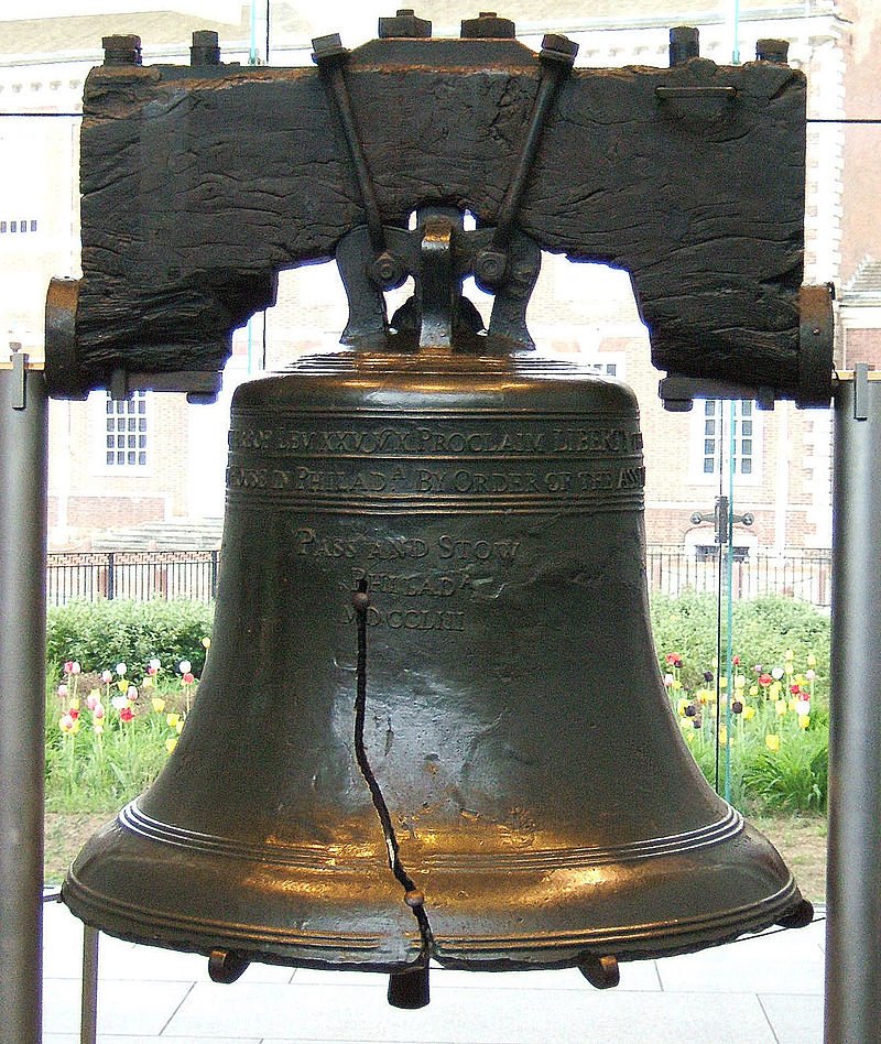 NEHgov's tweet photo. The #LibertyBell tolled to announce America's independence #OTD in 1776. Explore maps of the Revolution here: https://t.co/WBz6ZFYQAH https://t.co/7PzEF1g2QN