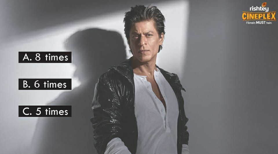 Colors_Cineplex's tweet image. Trivia time! How many times did .@iamsrk play a negative role onscreen? Can you crack this trivia?

#Bollywood #BollywoodTrivia #Trivia #TriviaTime #BollywoodQuiz #ShahRukhKhan #RishteyCineplex #FilmeinMustHainm