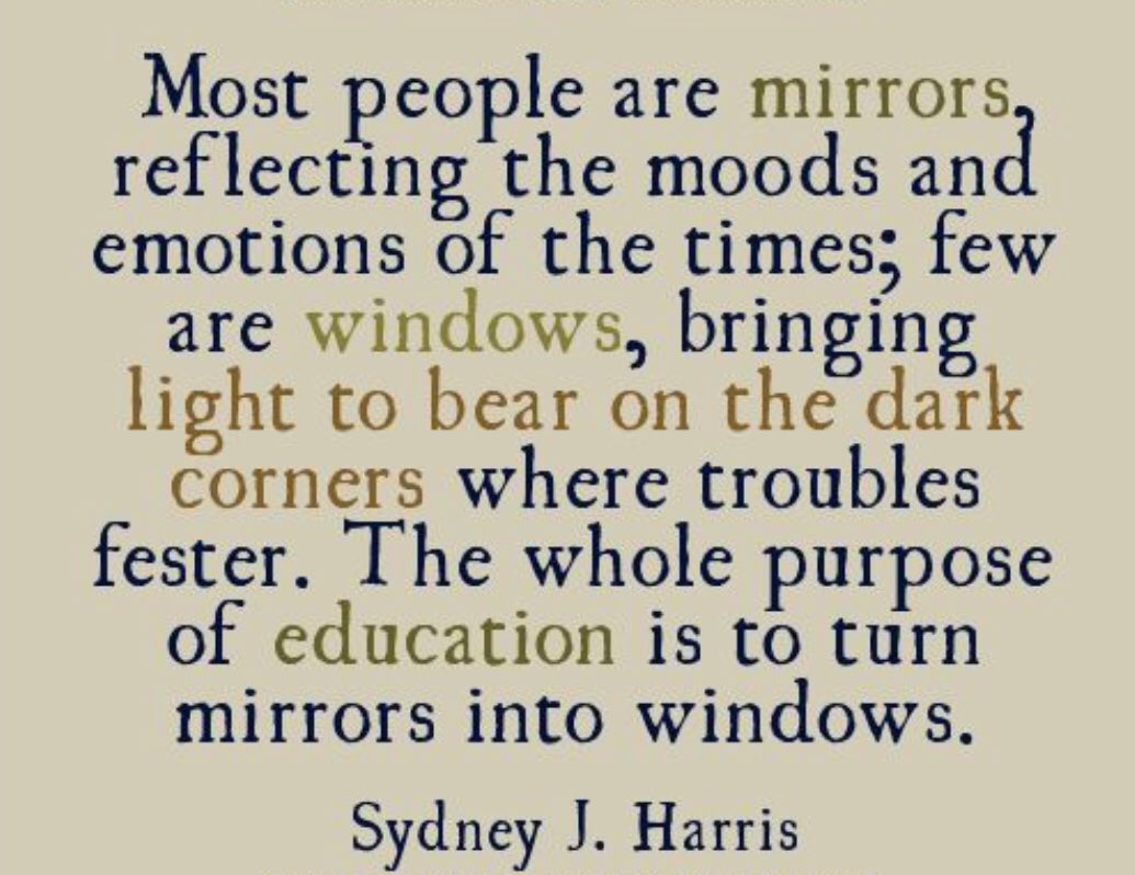 Educators turn mirrors into windows. every. single. day. #lovepubliceducation