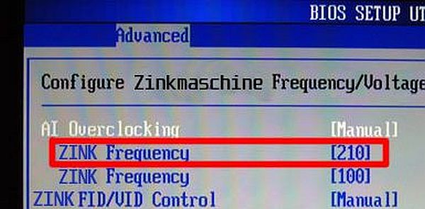 I han #Zinkmaschine übertaktet