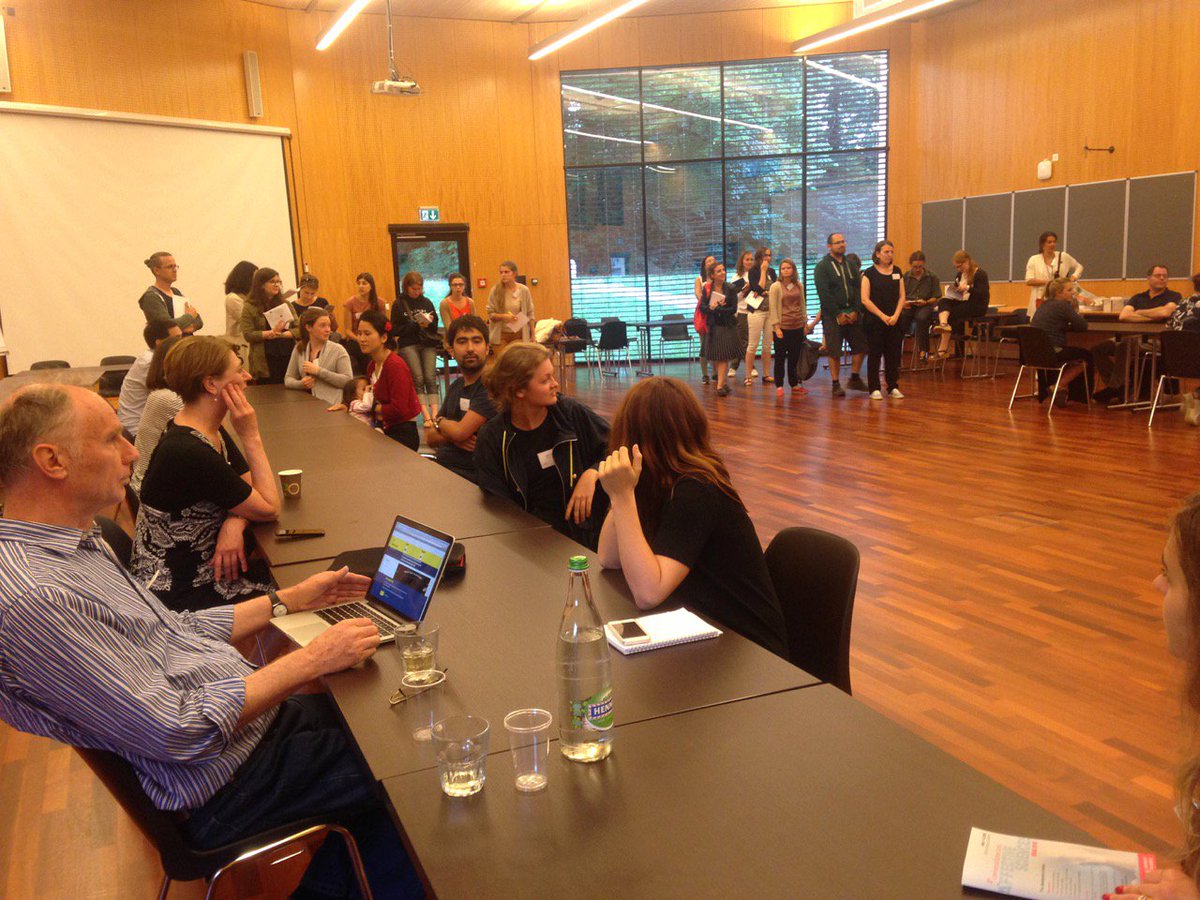 zannaclay's tweet image. &apos;Intellectual Speed Dating&apos; with the students at the Geneva Summer School on the &apos;Development of Emotions&apos;. My seat followed after Paul Harris.... bit of a tough act to follow :)  #ISSAS2018 #AffectiveScience