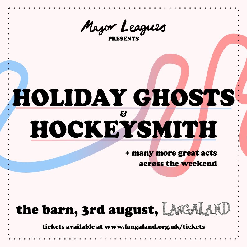 WeRUncollective's tweet photo. BIG NEWS! @majorleagues_ are bringing @Hockeysmithuk and #HolidahGhosts to @LANGALAND2018! Get your tickets now: https://t.co/ey9KNCTnbi https://t.co/qFhRD72Pwo