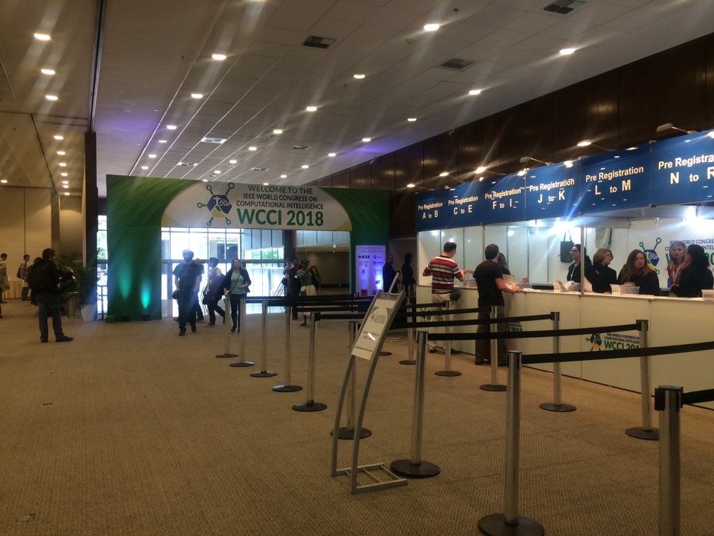 prlosana's tweet image. Day 1 at #wcci2018 #computationalintelligence #research #conference