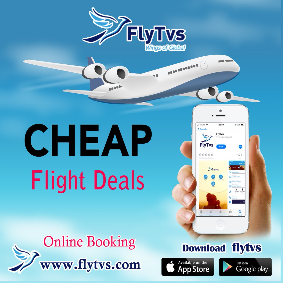 Download now and check our deals.

Mobile App
Android: play.google.com/store/apps/det……

Ios: itunes.apple.com/in/app/flytvs/…

Website: flytvs.com