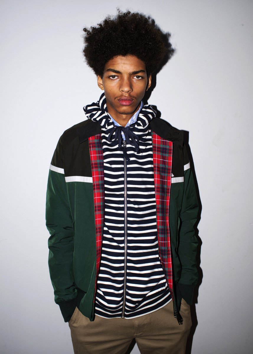 VICIOUS - Omari Phipps looking snug in our SS18 Varisty #BaracutaG9 - Peep our website for more info. baracuta.com