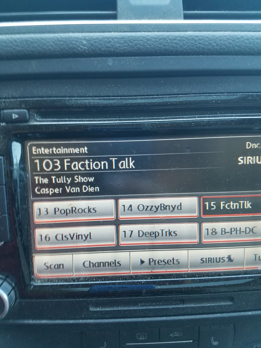 TheGreenElbow's tweet photo. Damn @Tully taking over @SIRIUSXM with 2 shows in at the same time https://t.co/mNHAtPTtFO