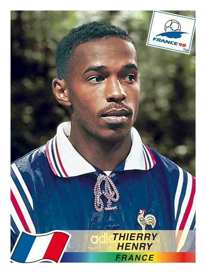 disibio98's tweet photo. [SUBSTITUTION] A young striker @ThierryHenry coming on for #FRA He will replace injured Karembeu. Many believe he will be a very special player in the future. What do you think? #DiSiBio98 #France98 #worldcup #FRA #CRO https://t.co/ARioMyLe6V