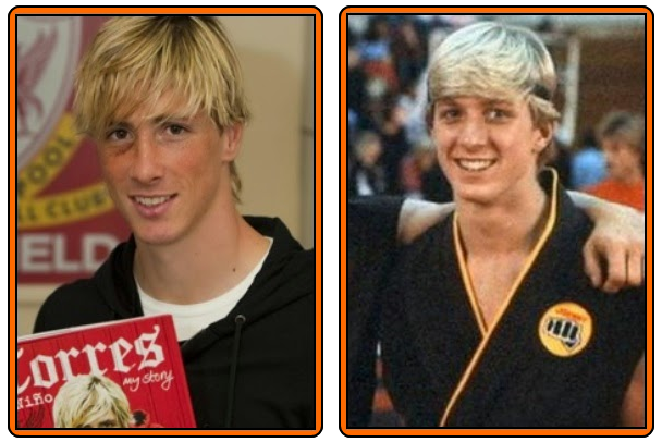 Fernando TORRES & Johnny Lawrence from Karaté Kid