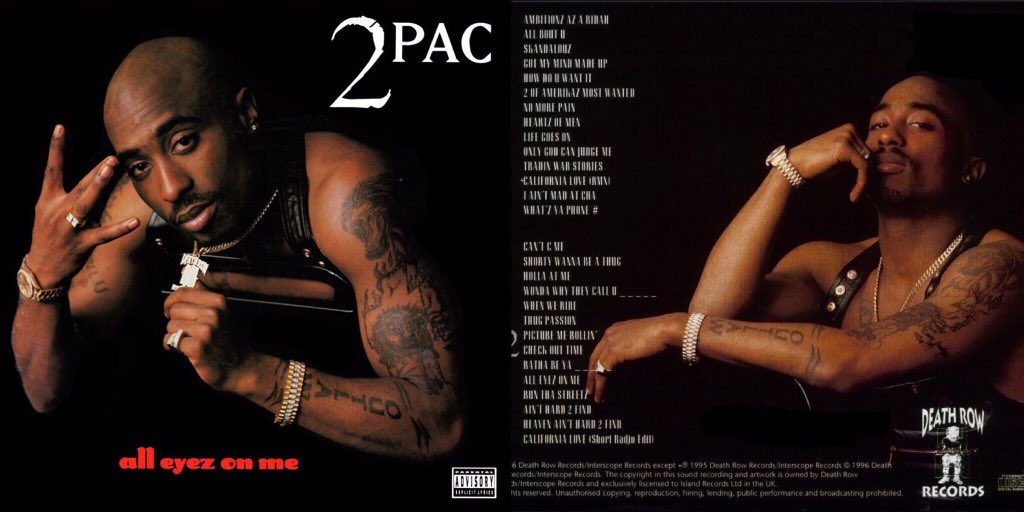 TupacShakurLC's tweet image. Tupac recorded all of his verses on All Eyez On Me in one take. The entire double disc album was completed in 2 weeks.