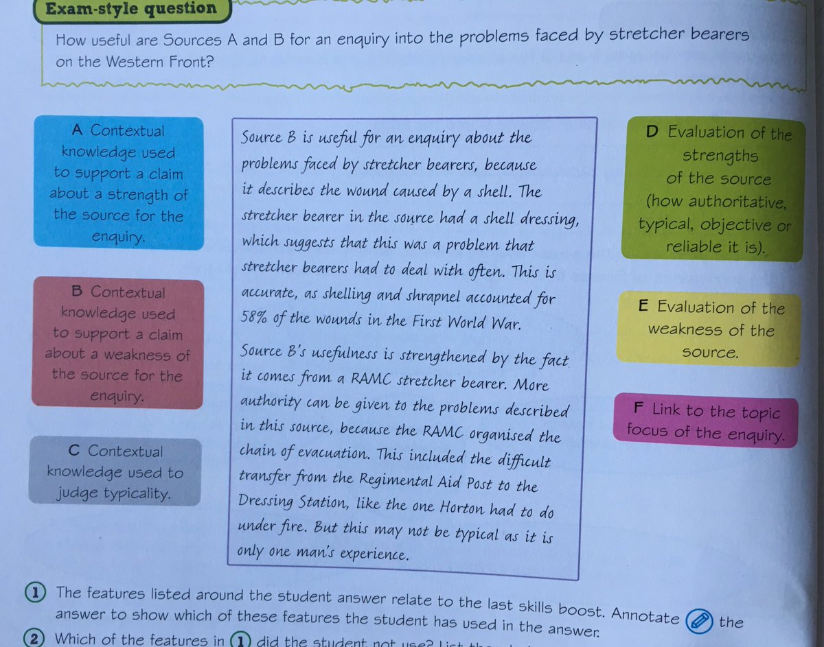 MrThorntonTeach's tweet photo. Sent this by @Pearson_History and having a look through, states for Source Utility you need to look at the weakness of the source (which you obvs should do) but from the mock marking, I was under impression from Angela Leonard that this was not needed - thoughts of markers? https://t.co/JtUxjIAqHW