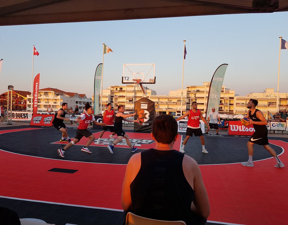 Finale du tournoi central 3x3 de Biscarrosse. <a href="/ffbasketball/">Fédération Française de BasketBall</a> <a href="/cd40basketball/">Comité Landes Basketball</a> #nouvelleaquitainebasket #basket40