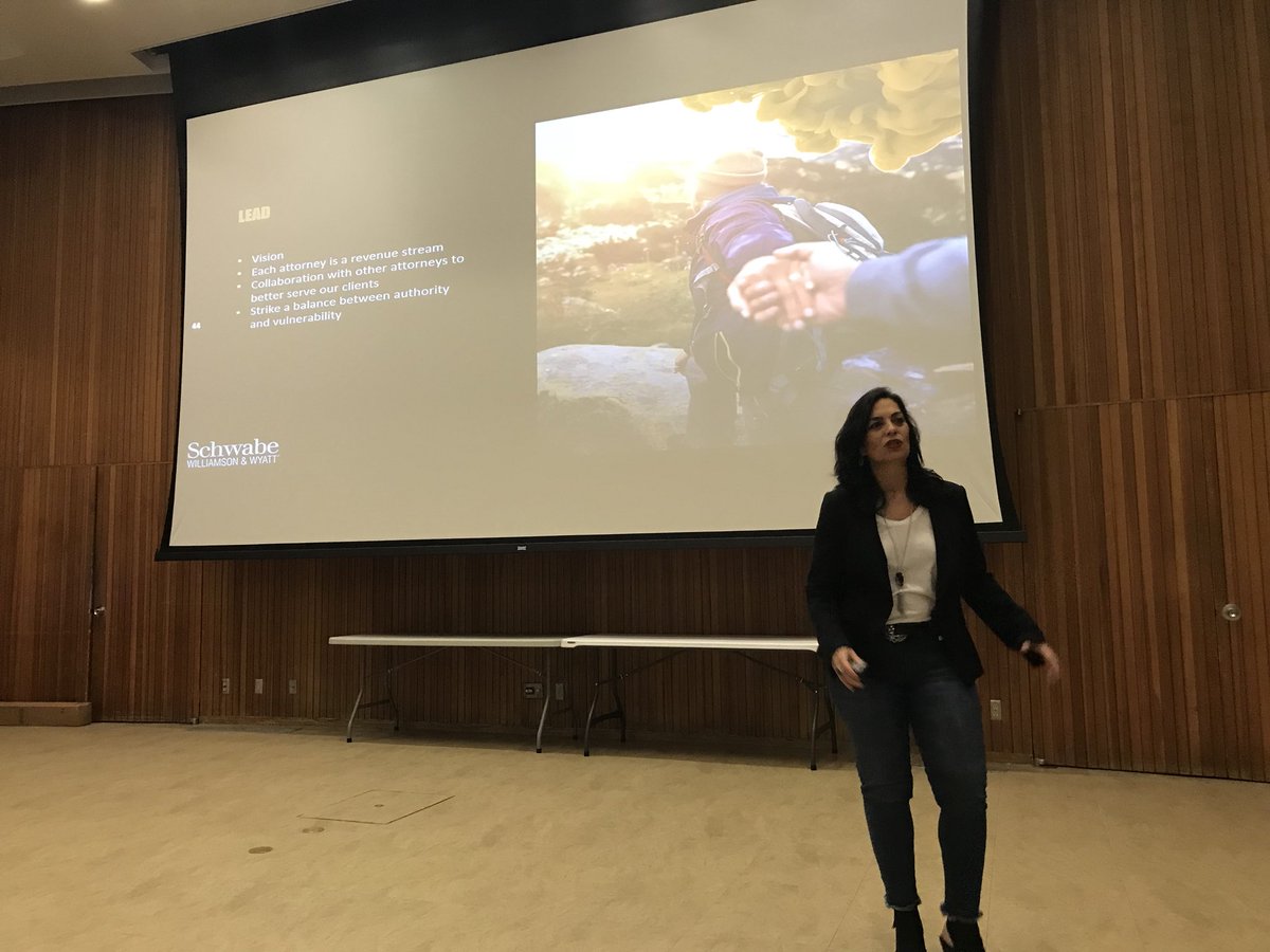 yebw's tweet photo. It’s great to see everyone at our 2018 opening ceremony. Thank you Graciela Cowger @SchwabeLaw for kickstarting our program with your inspiring and motivating presentation. @jeffgaus #yebw #yebwinspires https://t.co/Efx0xaeurv