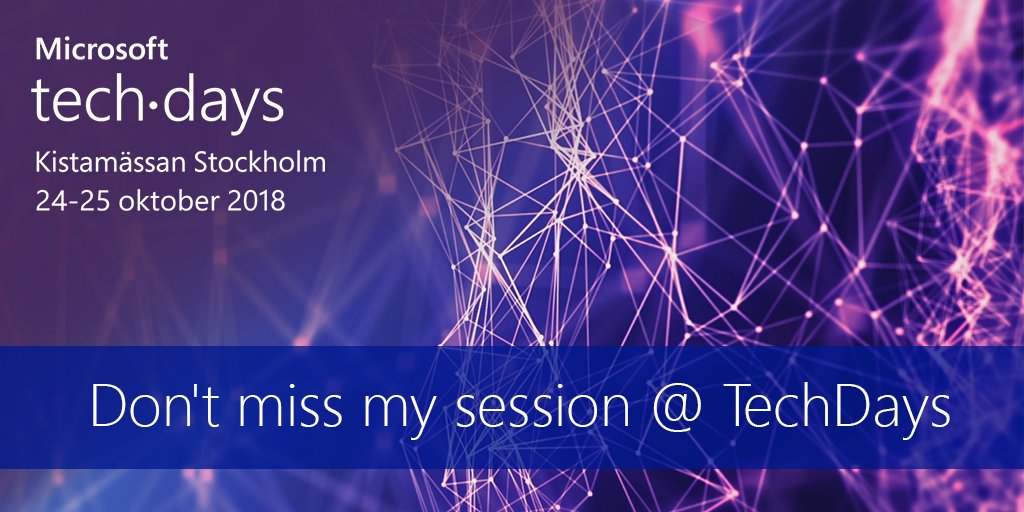 toromust's tweet image. We&apos;re back :) @SasaKranjac and I will have 2 sessions on #Azure #security #AzureSec #AzureSecurity #CyberSecurity at @techdayssweden #MVPBuzz @APIknowsIT 
tdswe.se/events/red-tea…