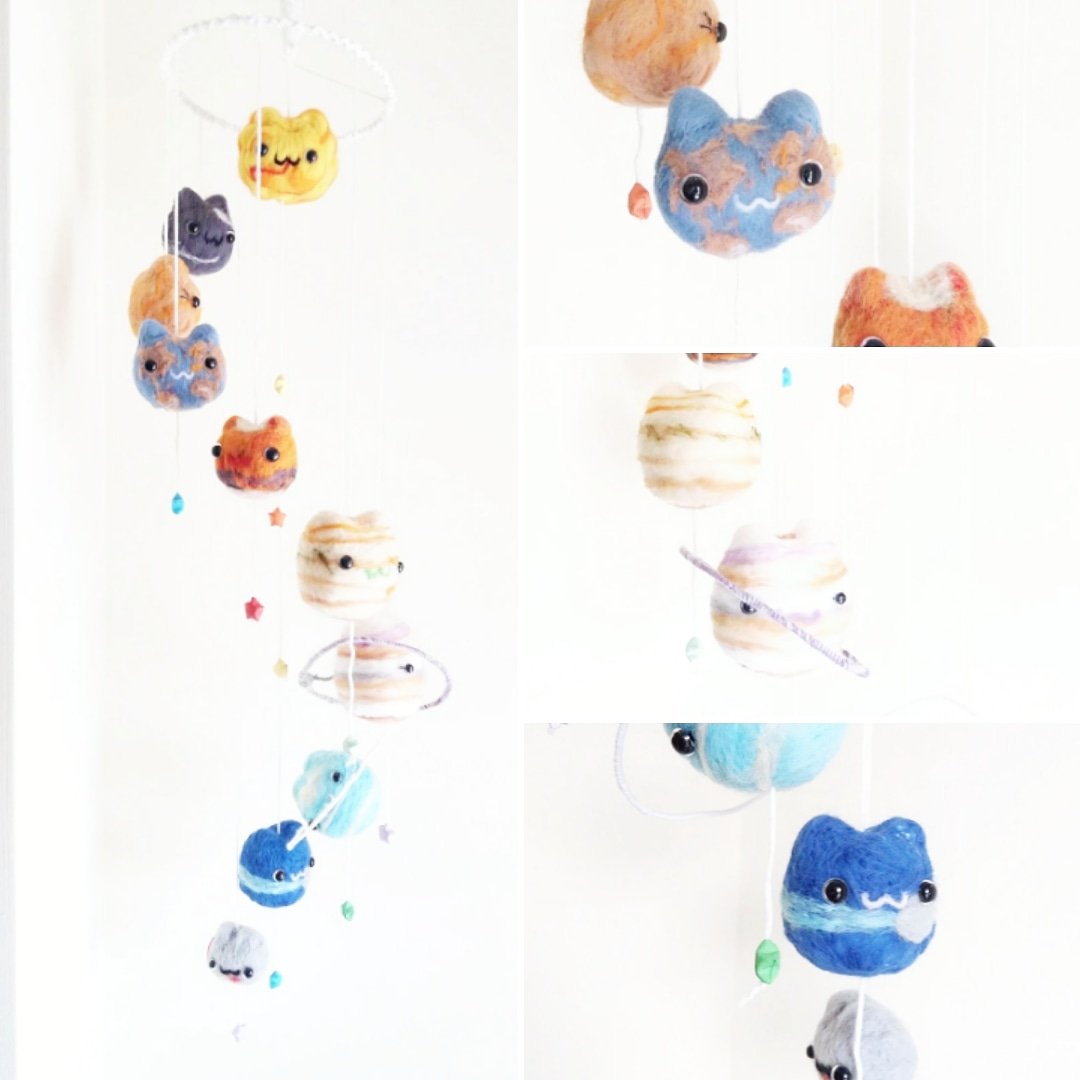 infinite_fluffs's tweet photo. Want your baby to have the sweetest most exciting dreams about the Universe?⭐🌙🌗🐱🌍☀️🌠☄⭐ #catlover https://t.co/iuv3h3AH4M
#planets #stars #etsy
#ukgifthour #kepler90 #solarsystem #SundayMorning
#handmade #BabyShower #astronomy #vegan #art #AnimalRights #PlasticsAction https://t.co/p9cpP09aCw