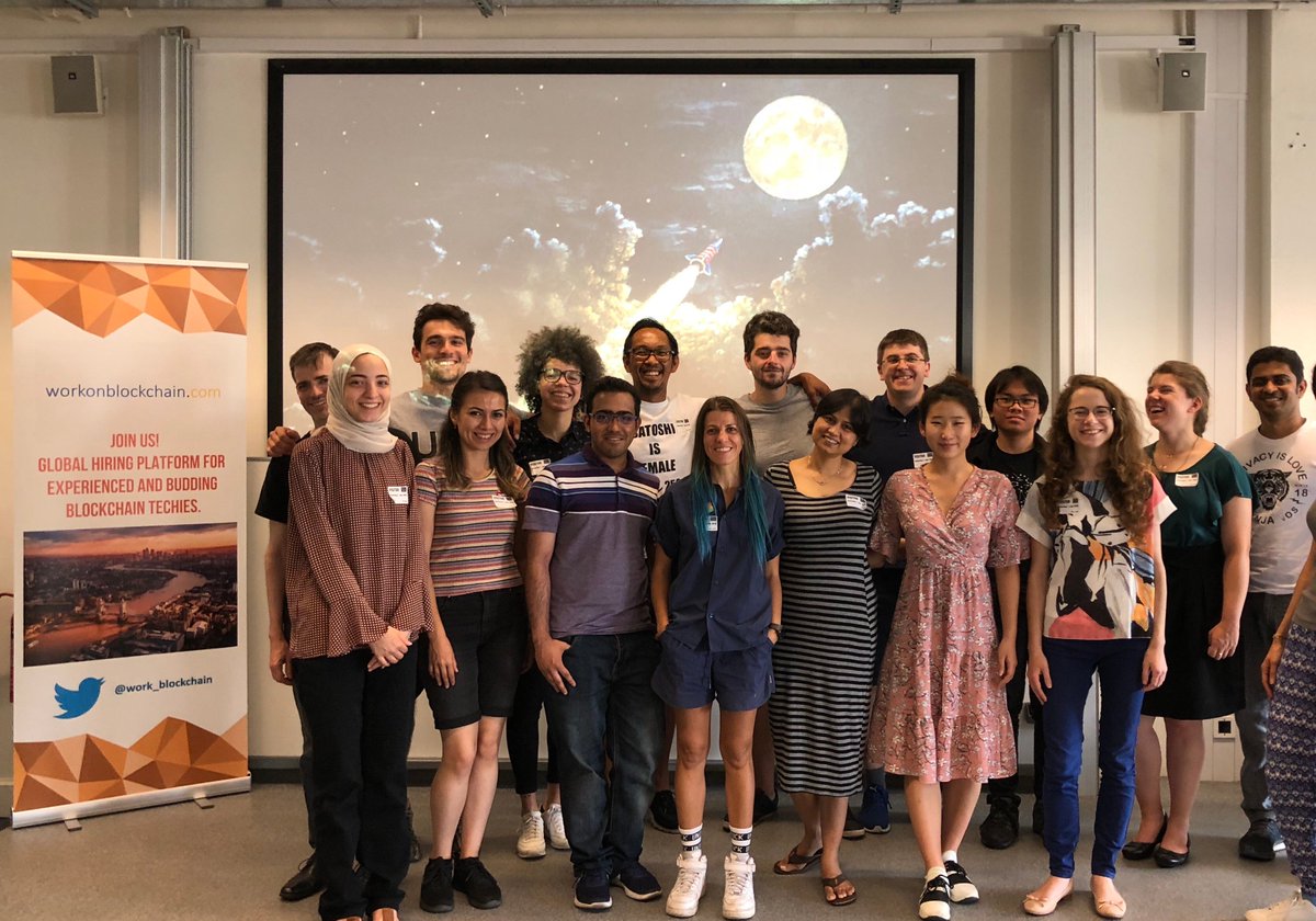 DevITJobsFR's tweet photo. Big congrats to our 15 students who graduated from our #blockchain developer workshop this weekend. @work_blockchain extend a big thank you to our awesome team of mentors. #Female developers go free. Follow us for future updates and join us in September! https://t.co/QqI9vOxaK7