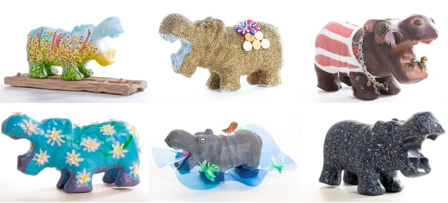 If you're heading back through Henley after the racing today, take a bit of time to go hippo spotting! 200 hippos were decorated to celebrate our bicentenary and they're all over Henley! Take a look at the map here: leander.co.uk/hippo-auction/ #LoveLocal #Henley #Leander200 #Hippo200