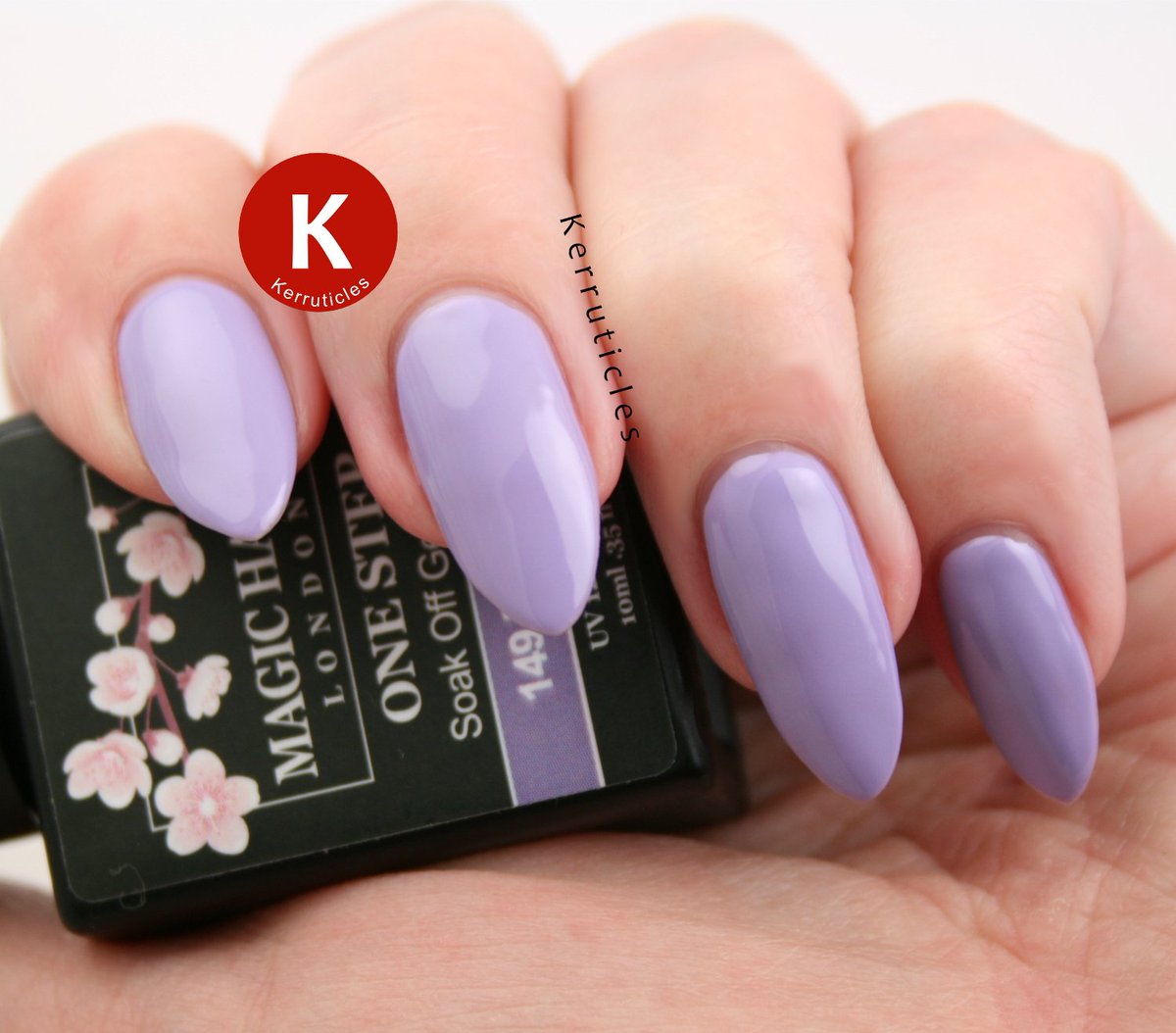 Kerruticles's tweet image. Magic Hana Rainy Day (124) | One-step Gel |  ckerr.net/2u3Ywe6 #gelpolsih #onestepgel #lilacnails @MagicHanaLondon
