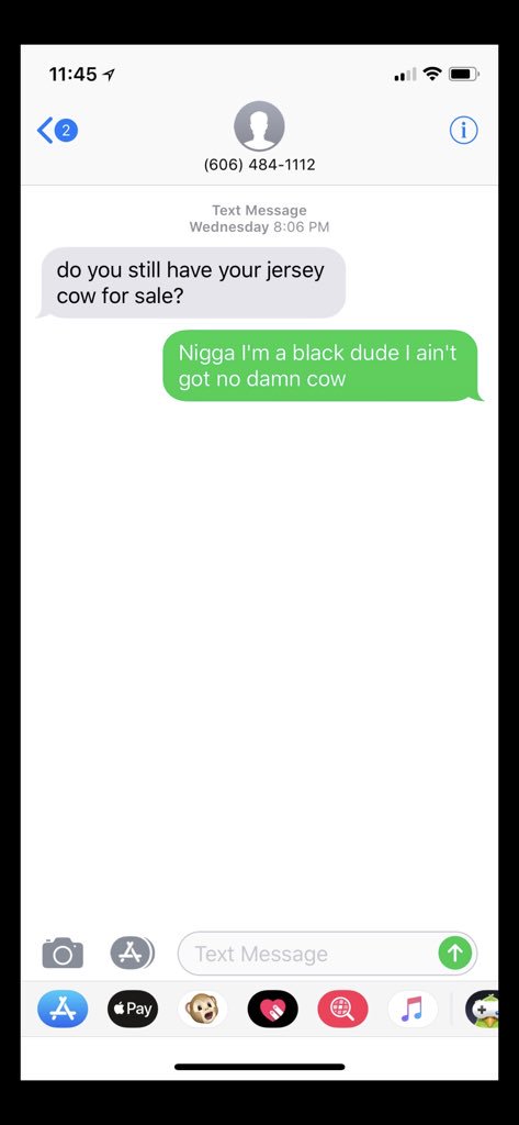 IRoblee23's tweet photo. So on my way to the beach I put my dude keilan’s number on a craigslist ad for a Cow and people been calling and texting him about this cow bruh. I even convinced him to send me the screenshots of his messages. He has no clue I did this to him 😂😂 https://t.co/BlQeGscMs9