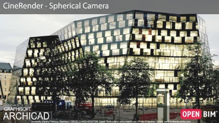 GraphisoftLatam's tweet photo. 🏅 ¡Aquí tenemos algunos detalles de #CineRender - Cámara esférica en #ARCHICAD22 ¡Aquí se muestra cómo crear las llamadas "representaciones panorámicas de 360 grados" utilizando el motor R19 CineRender incorporado de #ARCHICAD desarrollado por Maxon! ✅ https://t.co/GToBEkvmQa https://t.co/0Y21xb1WqB