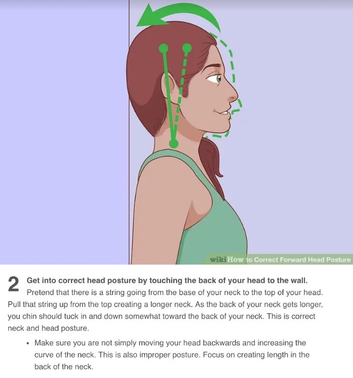 wikiHow's tweet image. #wikihowto combat &quot;text neck&quot; at home. Start with this posture test: wikihow.com/Correct-Forwar…
